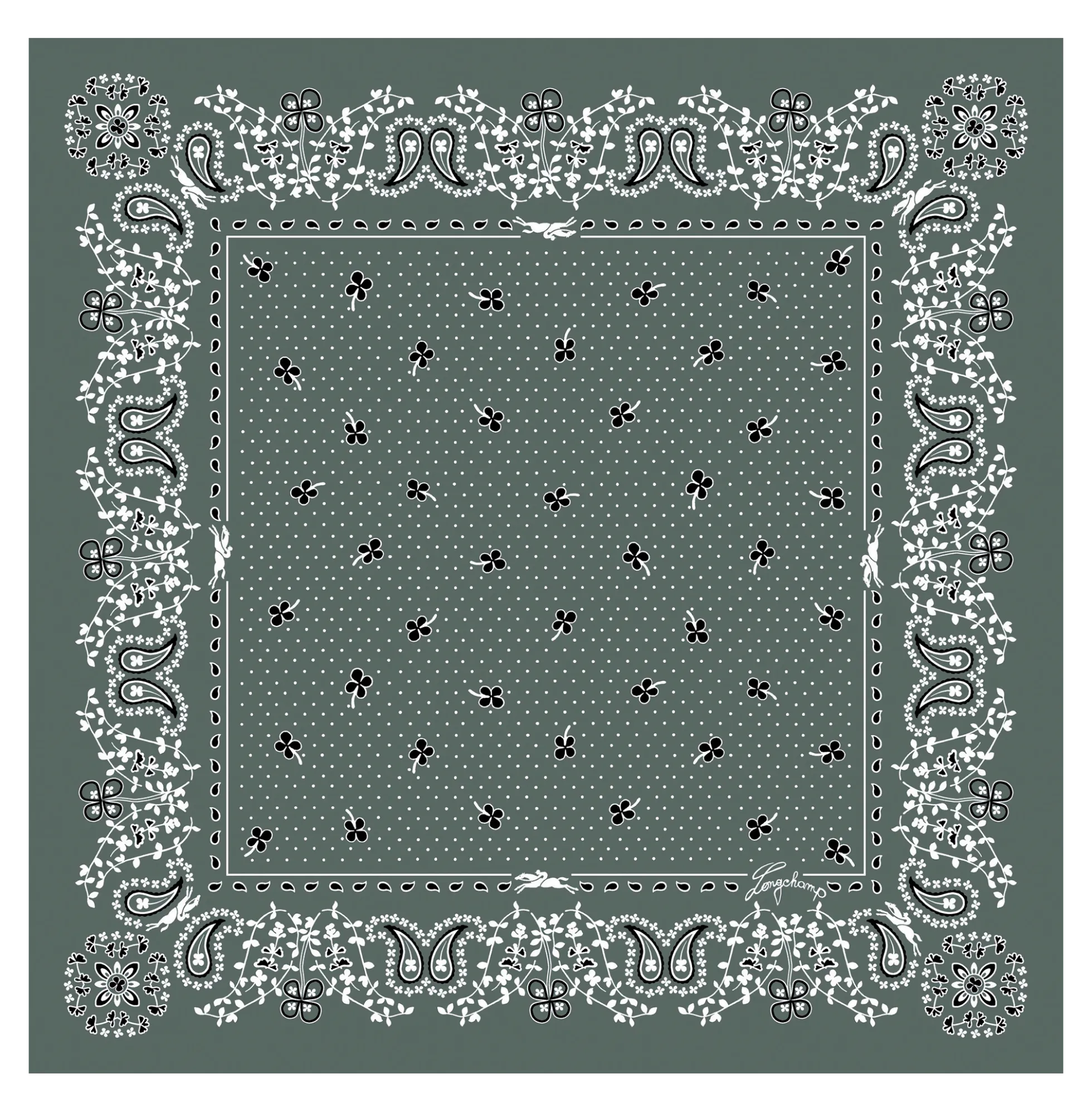 Carré de soie 50 French Bandana