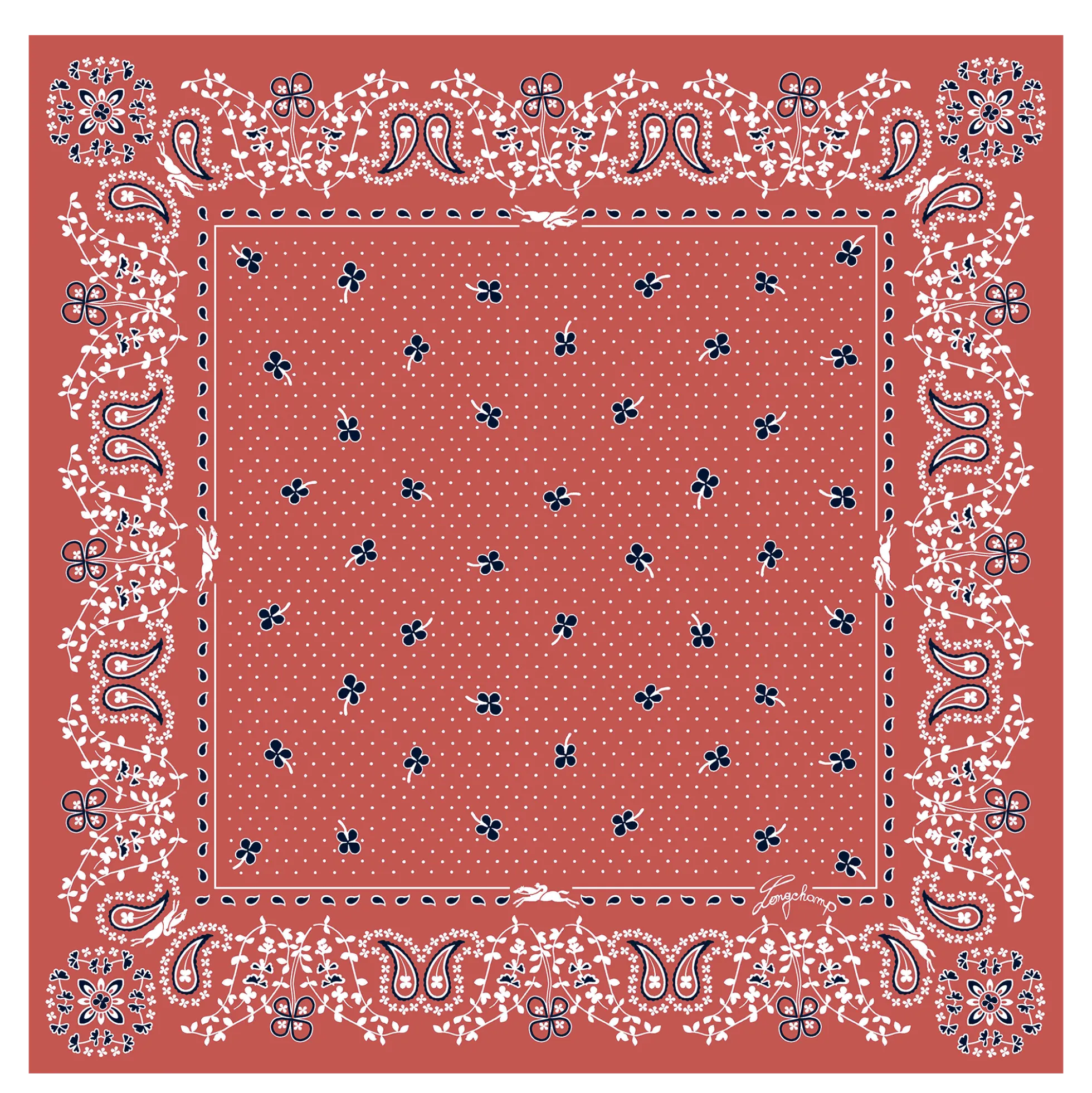 Carré de soie 50 French Bandana