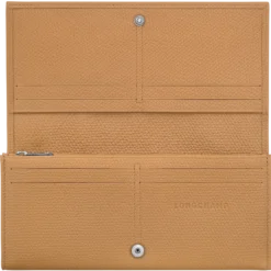 Portefeuille long à rabat Le Roseau