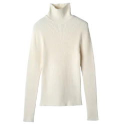 Pull ajusté col cheminée