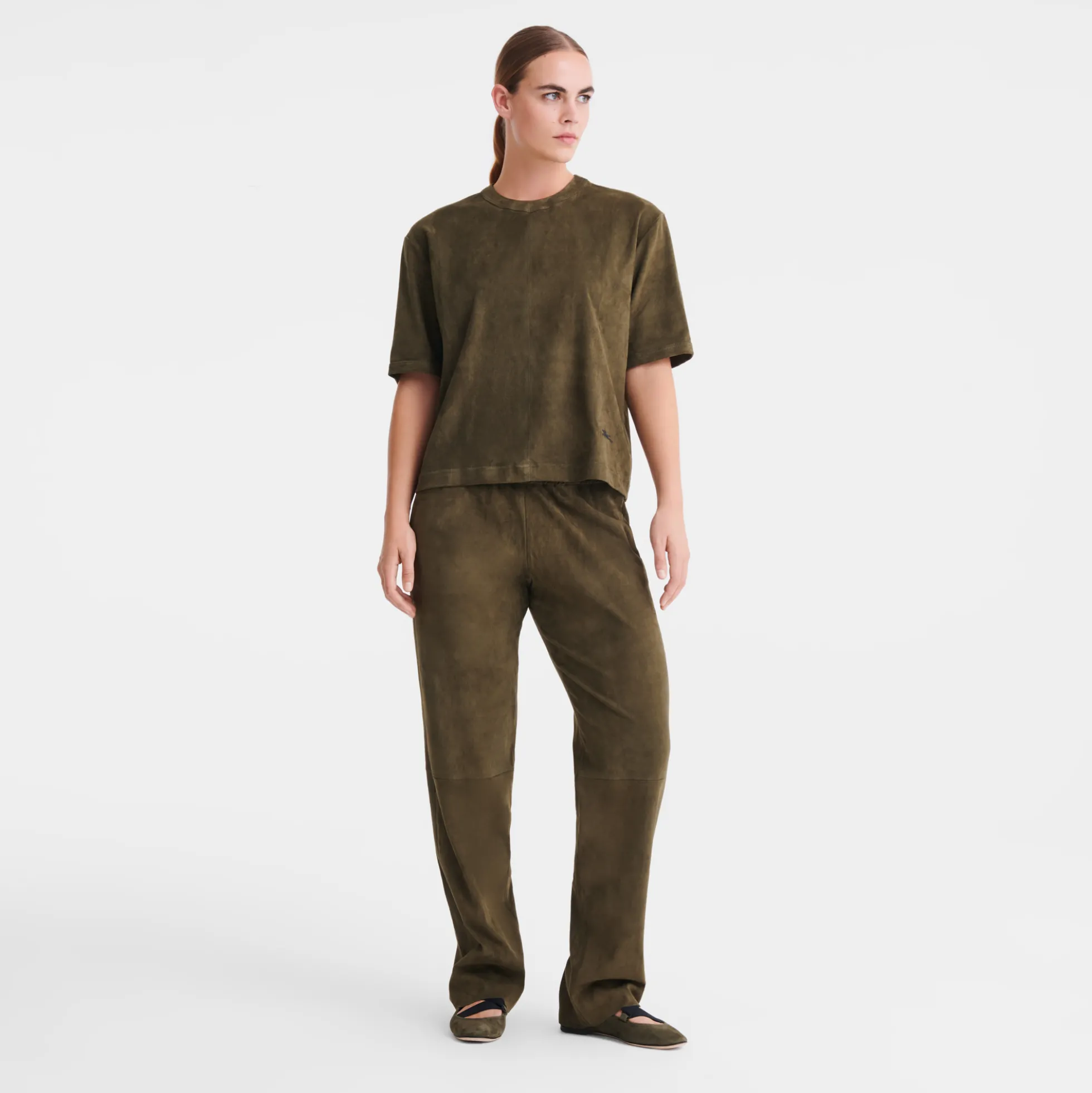 Tee-shirt en cuir