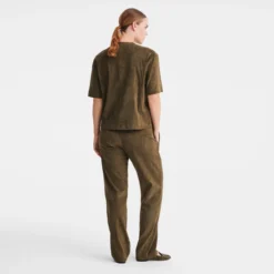 Tee-shirt en cuir