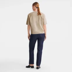 Tee-shirt en cuir