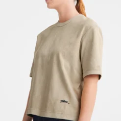 Tee-shirt en cuir